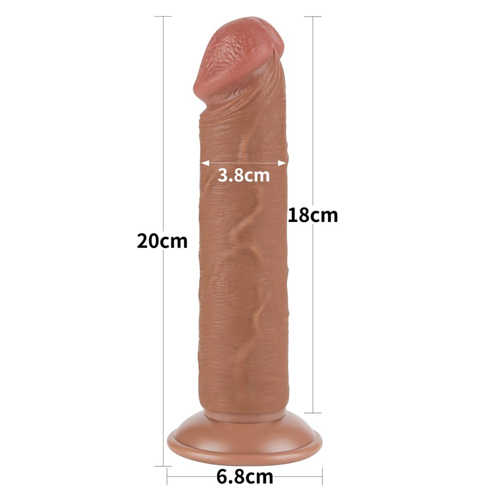 8'' Sliding Leather Double Layer Dong Brown II_B15O50_3