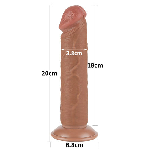 8'' Sliding Leather Double Layer Dong Brown II_B15O50_3