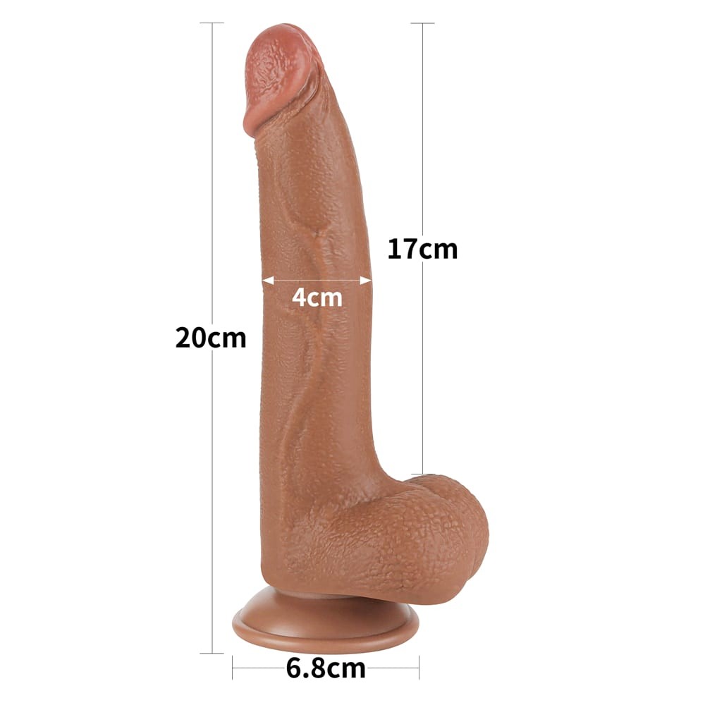 8.5'' Sliding Skin Dual Layer Brown Dong I_B15O50_3