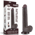 9" dual-layer gliding dildo black_B15O50_3