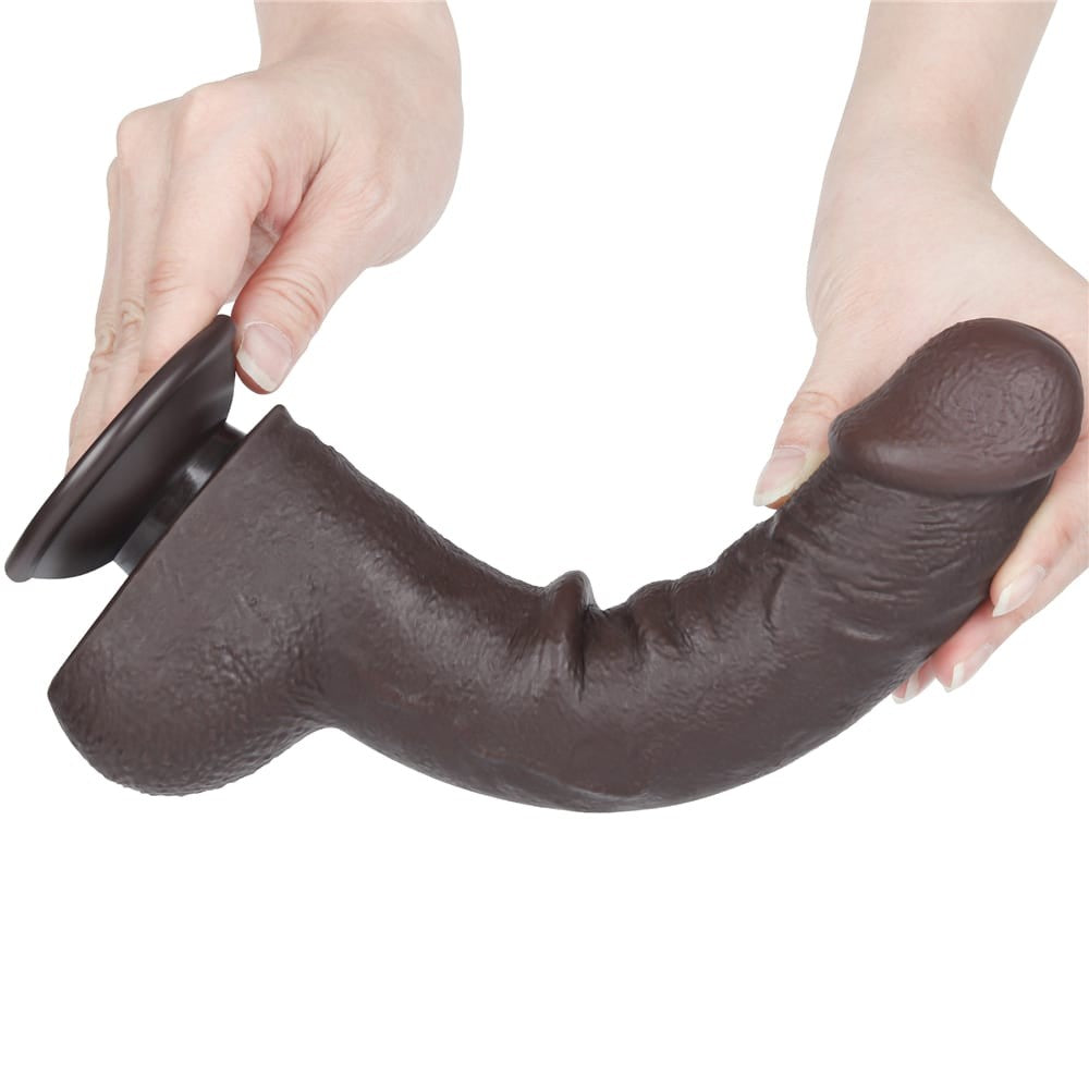 Double-layered sliding dildo 9.5'' black_B15O50_3