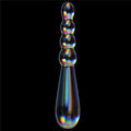Twilight Gleam Glass Dildo - Rising Ripples