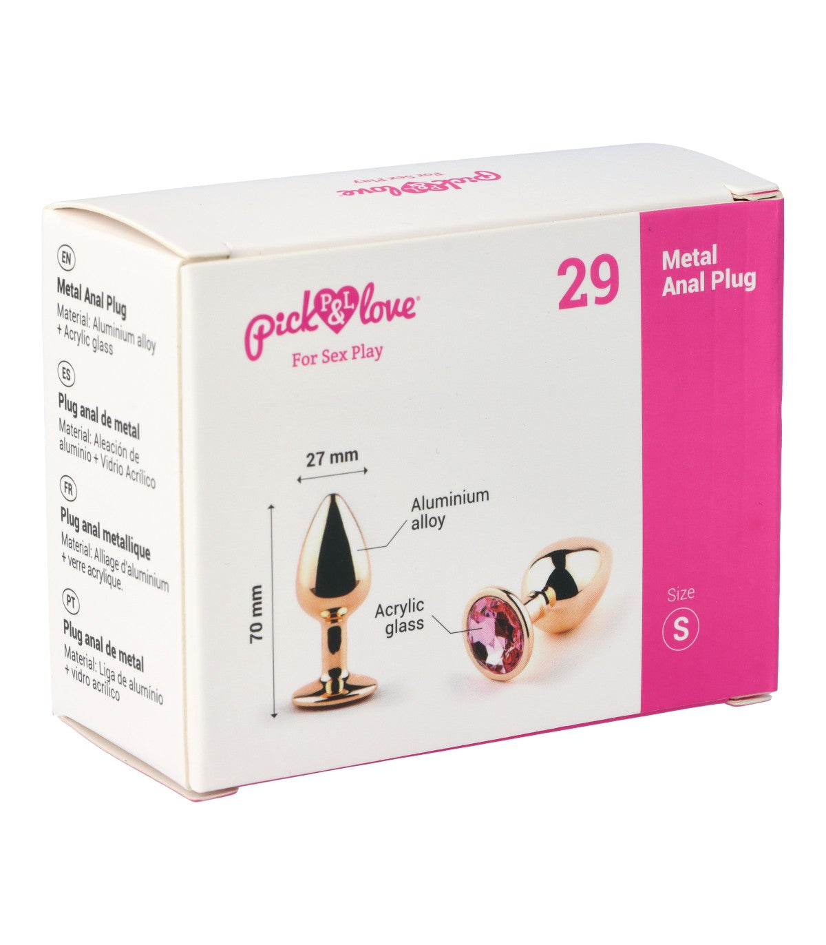 N. 29 METAL ANAL PLUG SIZE S
