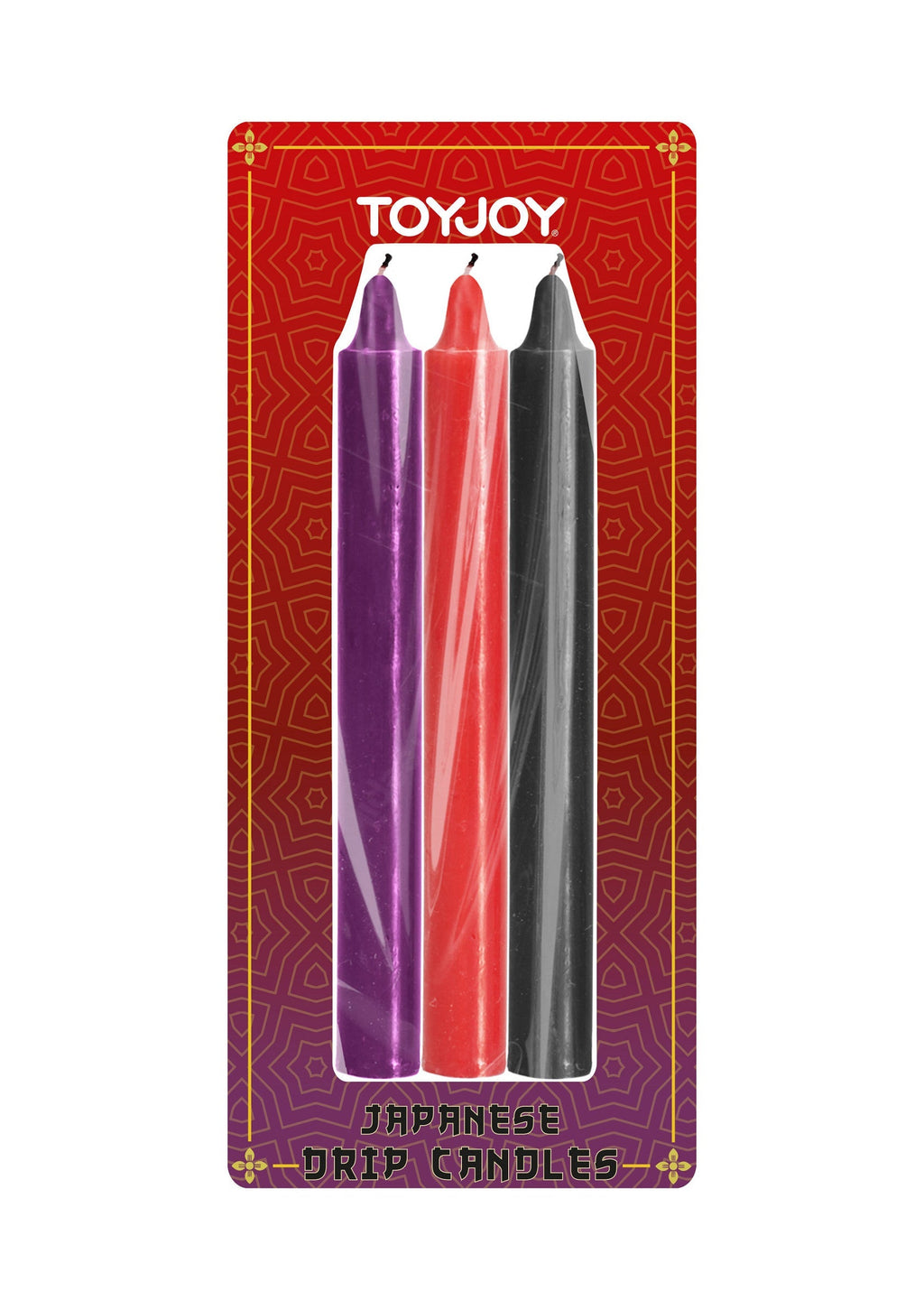 Multicolor teardrop Japanese candles
