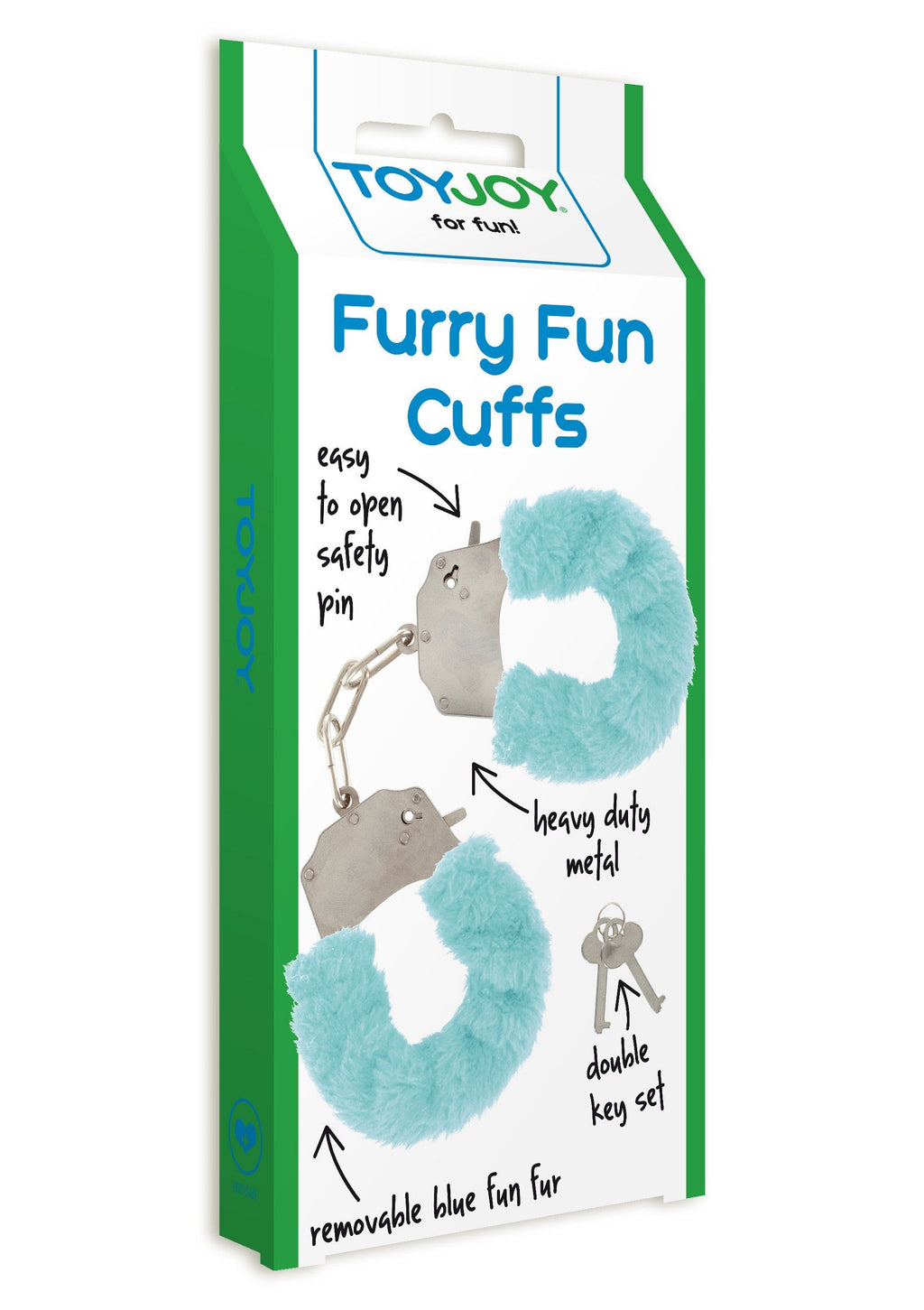 Aqua colored fuzzy fun wristbands