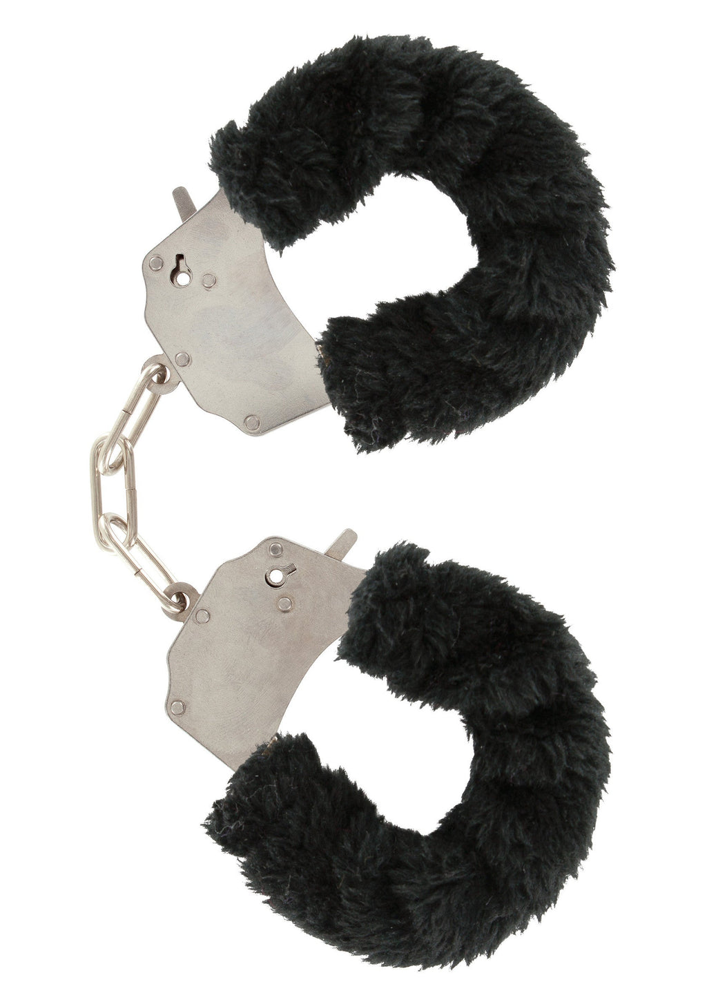 Funny black furry cuffs