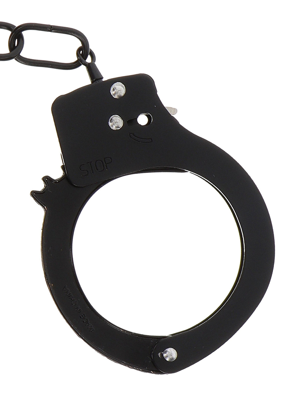 Black metal handcuffs