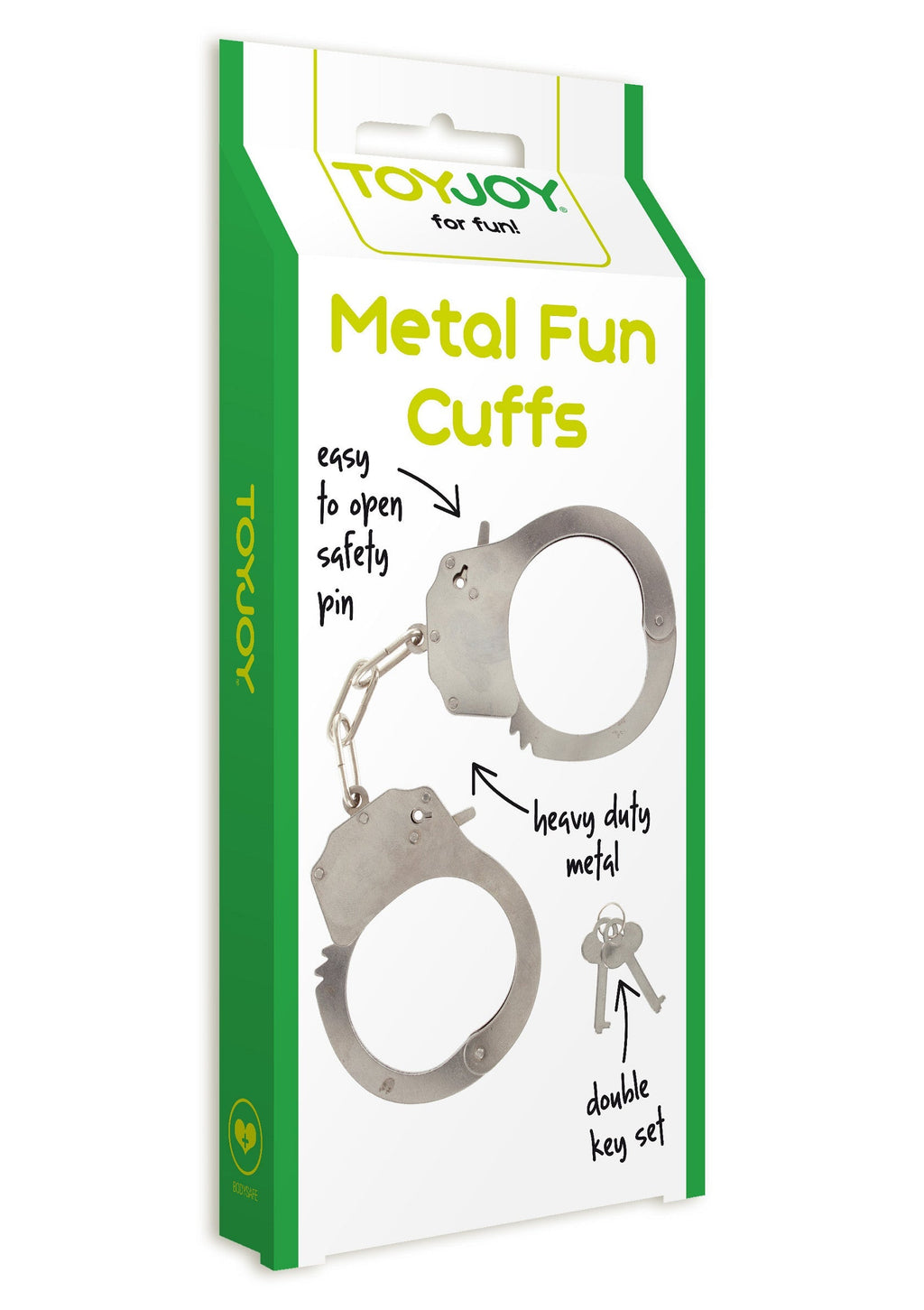 Silver metal handcuffs