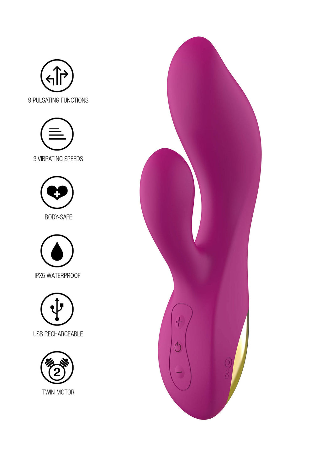 Freya Rumble vibrator fuchsia
