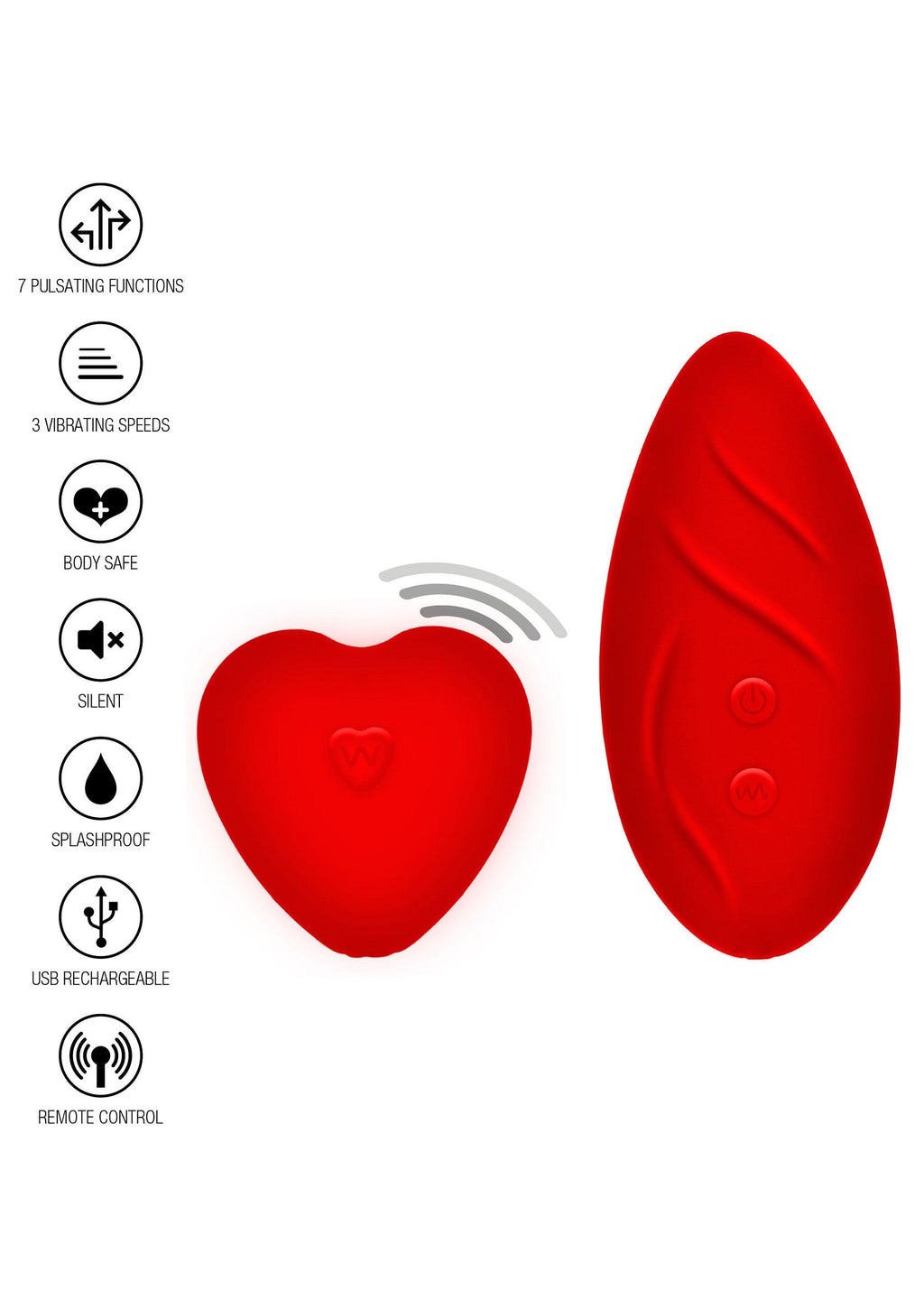 Divine Panty Vibrator red
