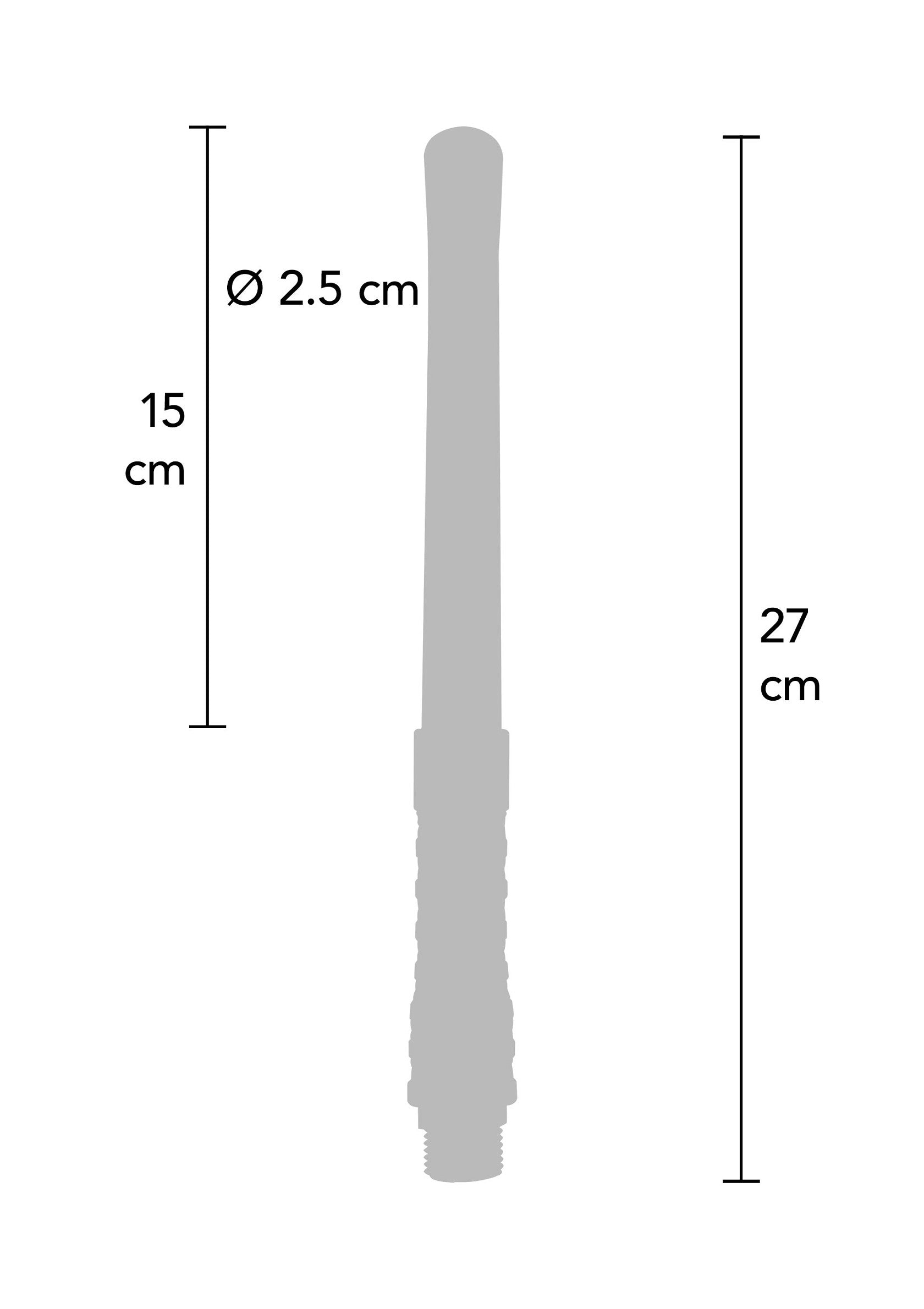 Geyser anal douche 15 cm blue