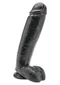 PVC Dildo 25.5 cm Black