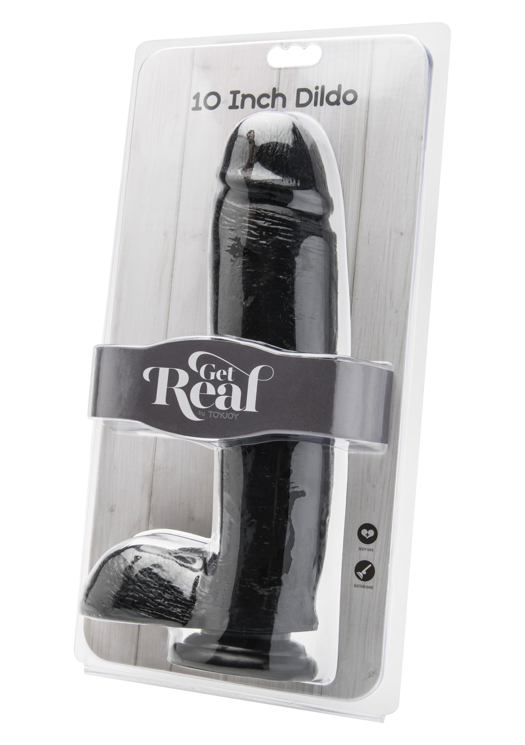 PVC Dildo 25.5 cm Black