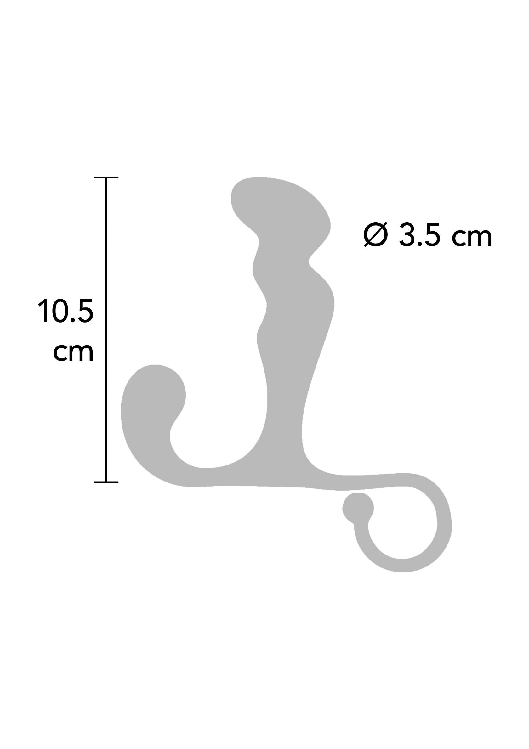 Prostate massager with black power plug