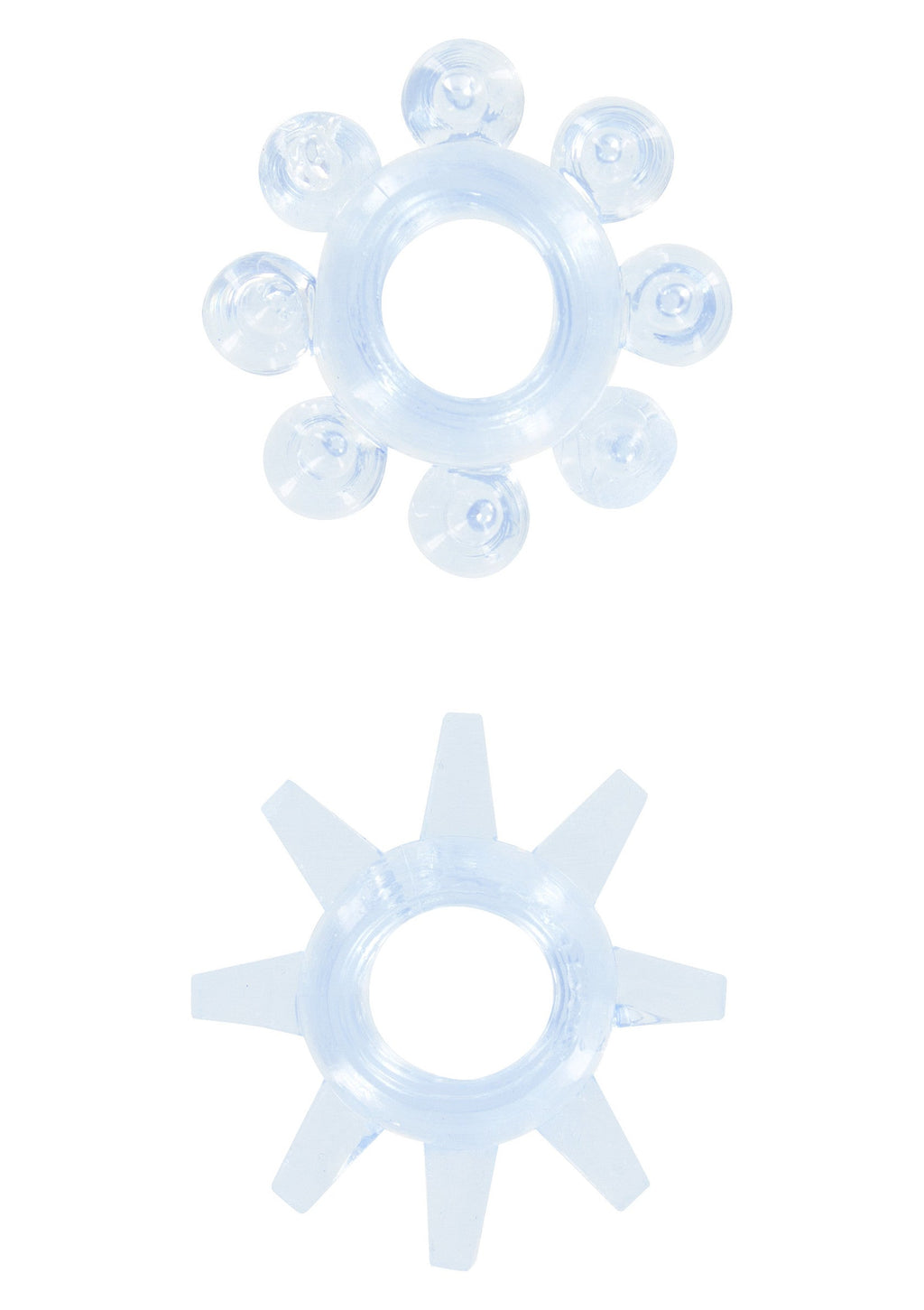 2-Piece Blue Power Stretchy Elastic Rings