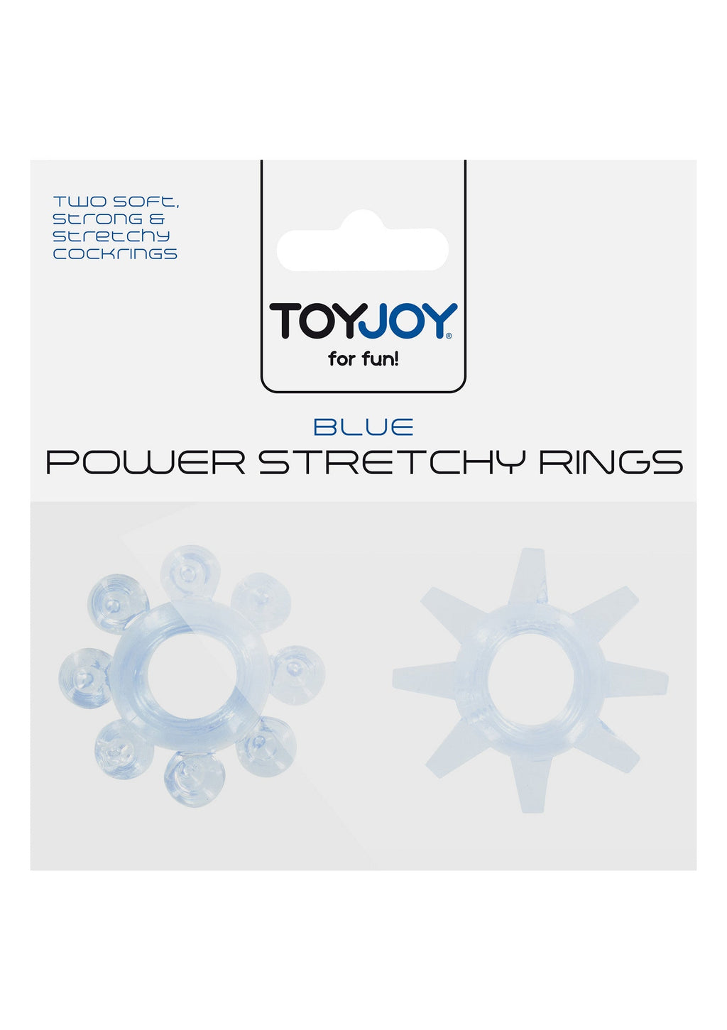 2-Piece Blue Power Stretchy Elastic Rings