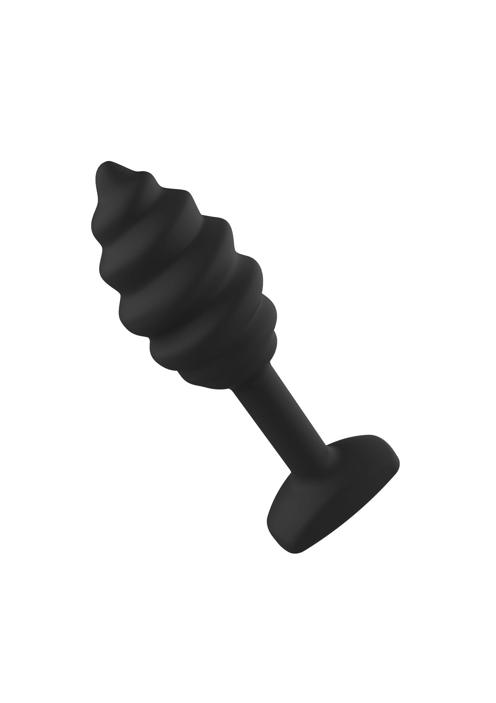 Black Swirl Butt Plug