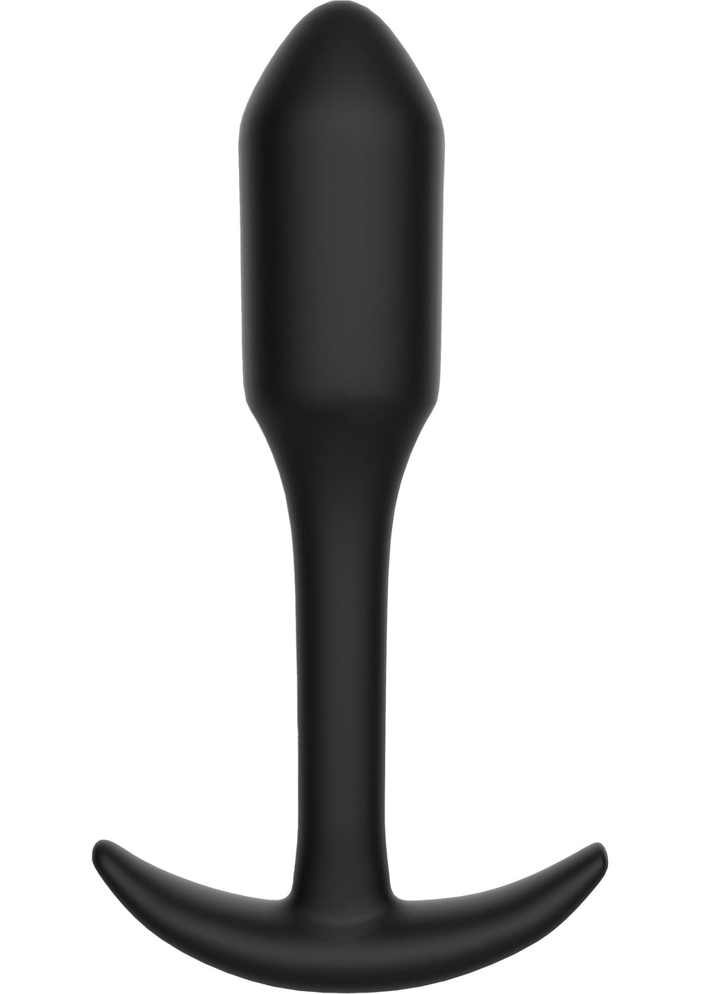 Smooth black XL anal plug