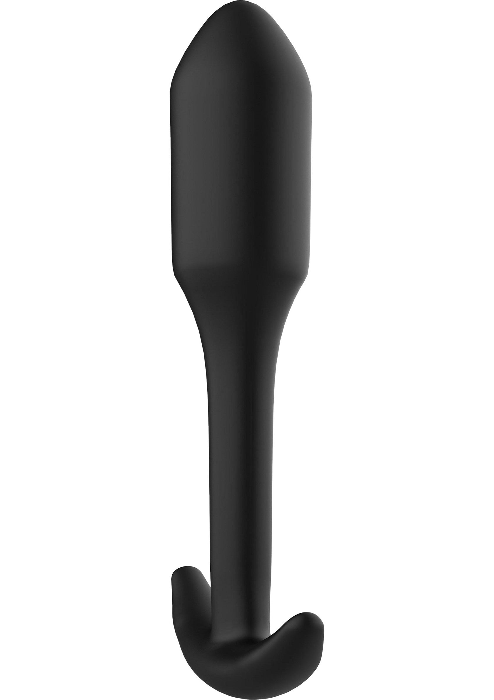 Smooth black XL anal plug