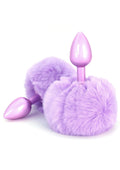 Enchanting purple Bunnytail butt plug