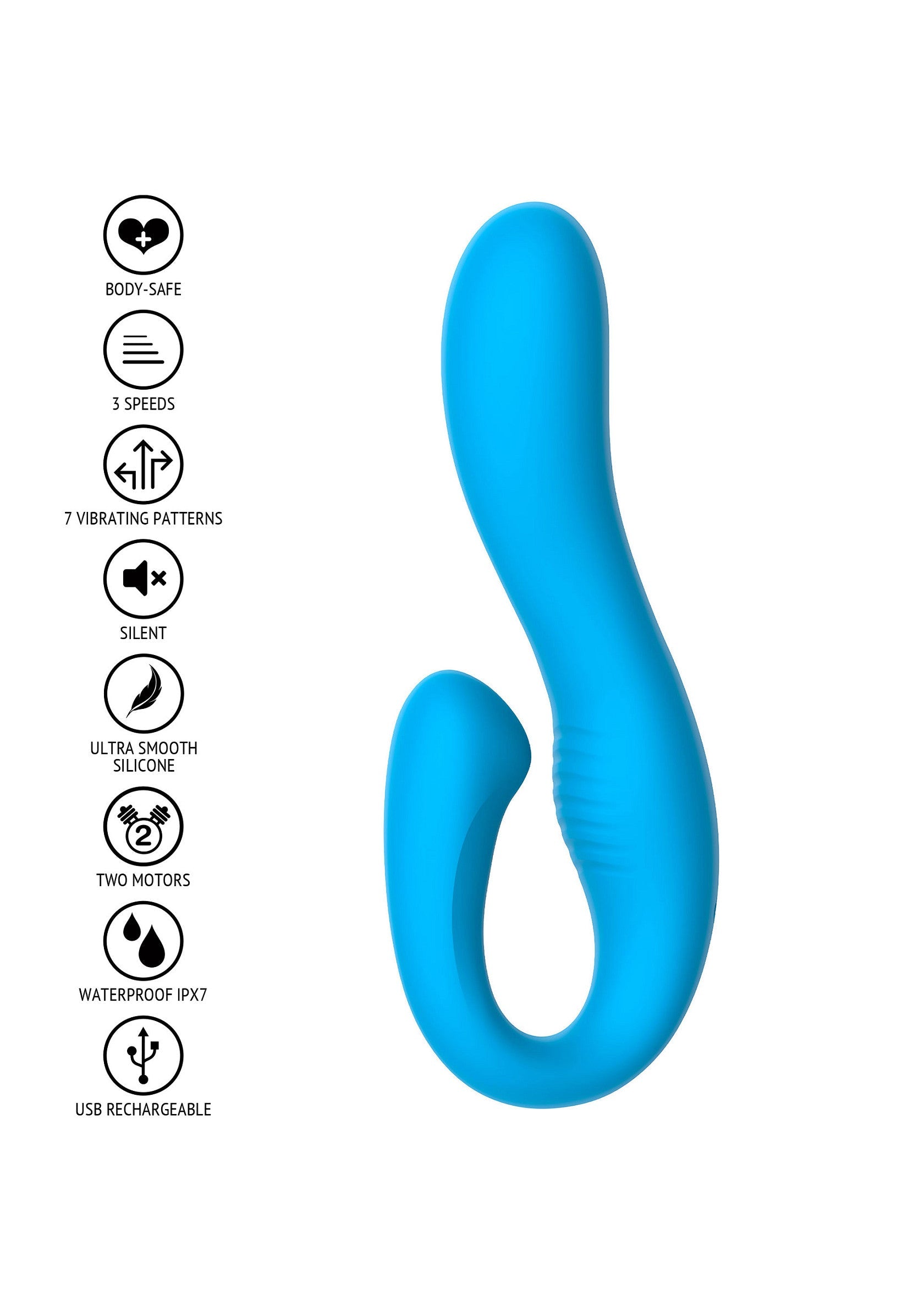 The blue Skyler Rabbit vibrator