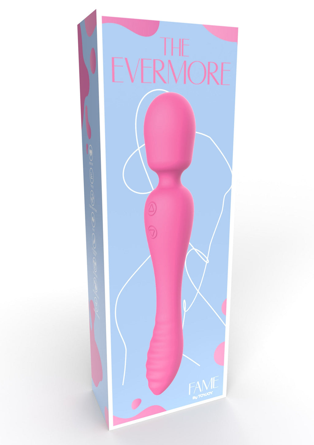 The Evermore 2-in-1 pink massager