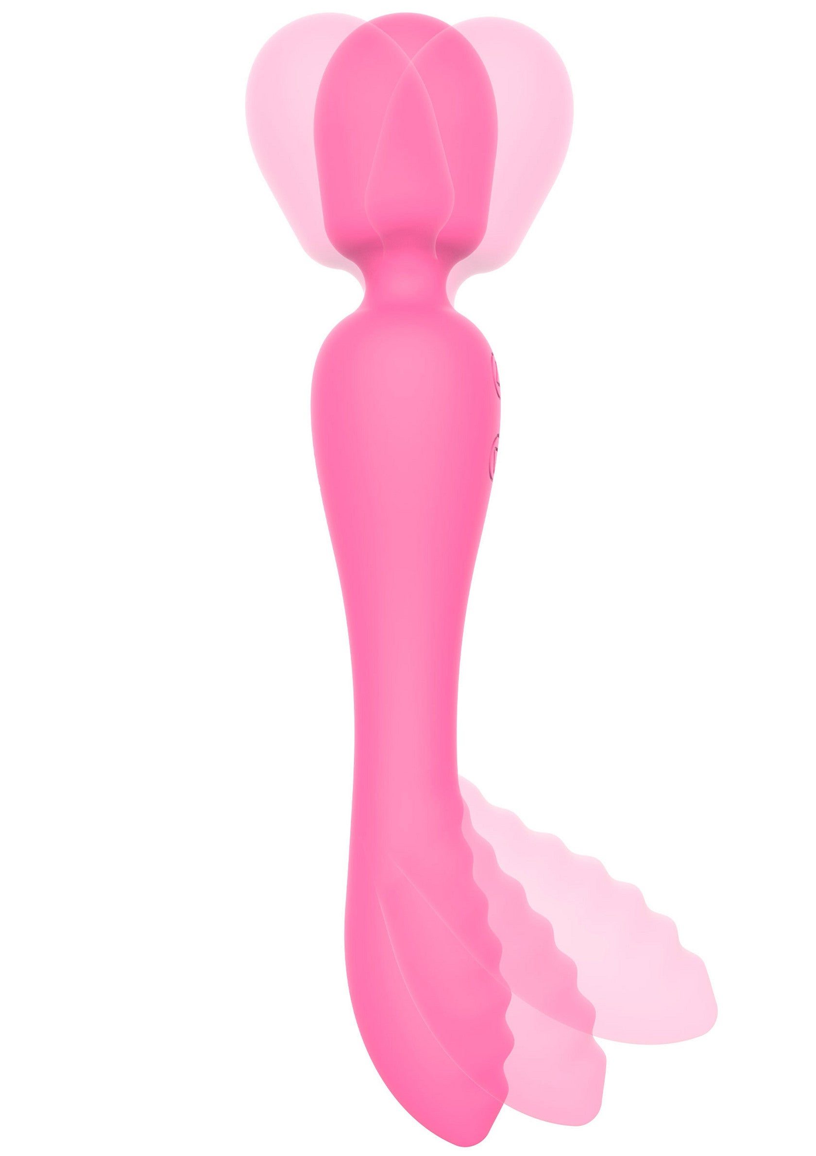 The Evermore 2-in-1 pink massager