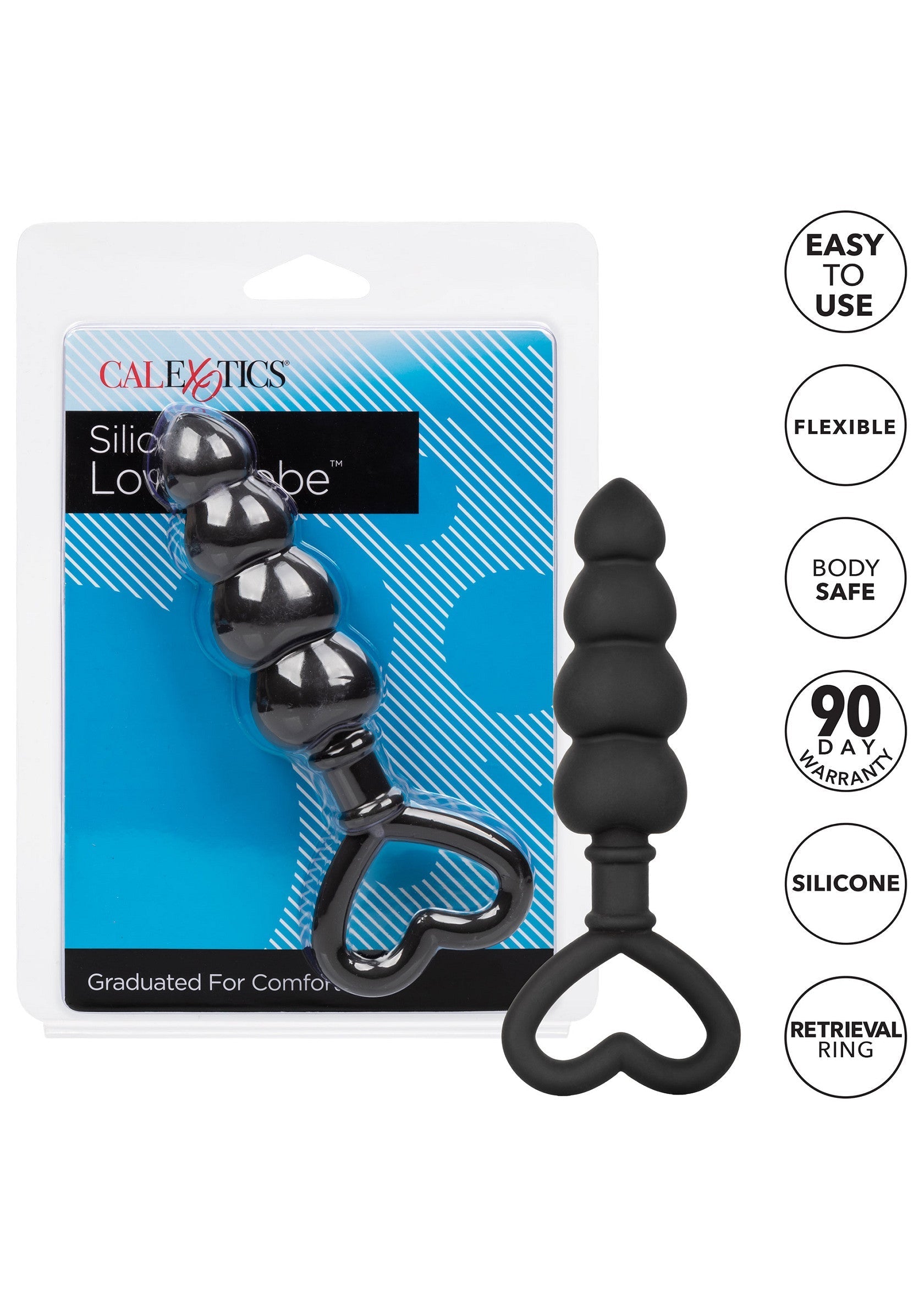Black silicone love probe