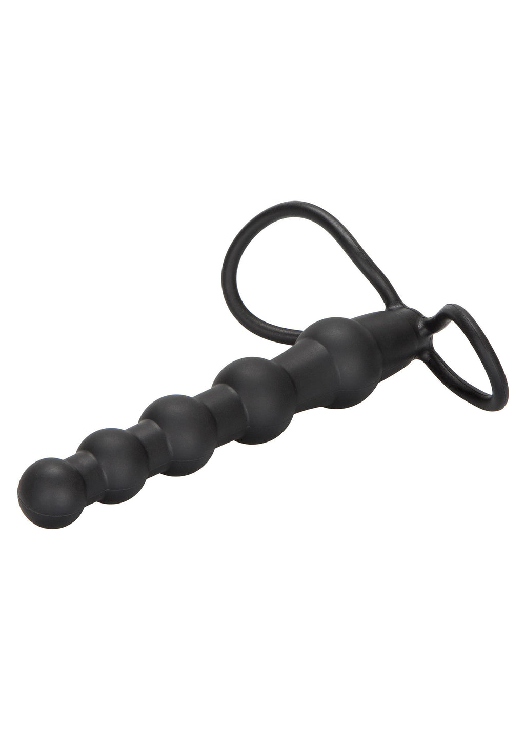 Double knight with black silicone beads