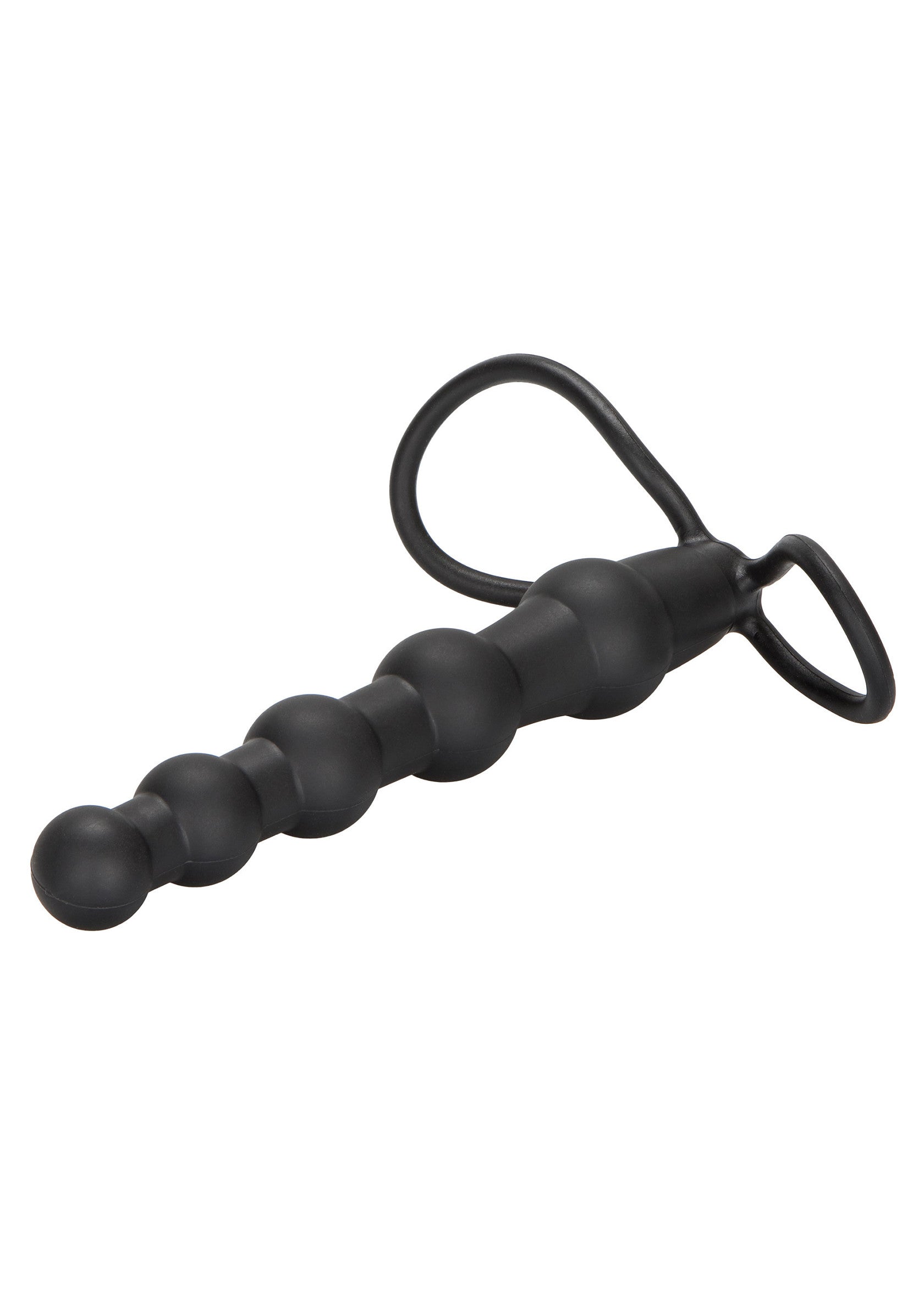 Double knight with black silicone beads