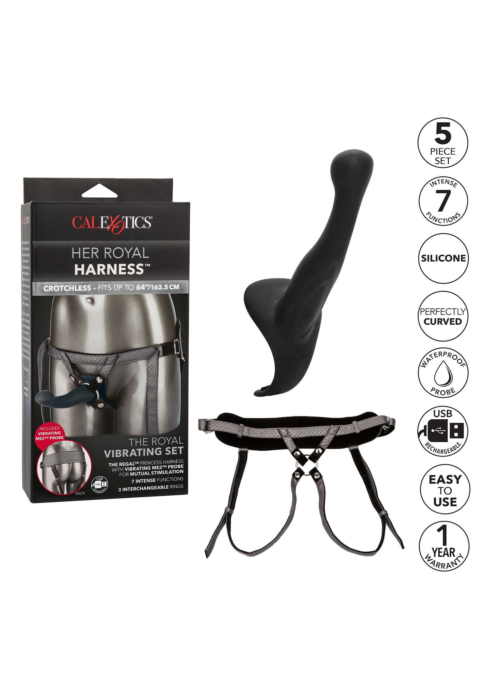 The Royal grey vibrating set