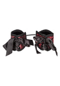 Scandal Black Corset Cuffs