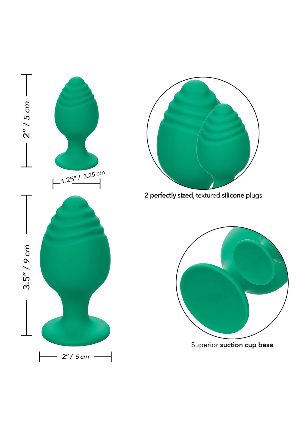 Cheeky Green Buttplug