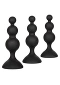 Black silicone bead anal kit