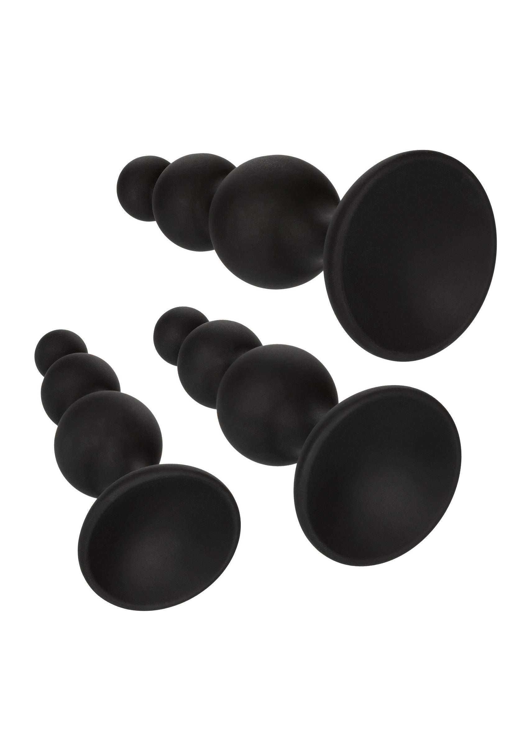 Black silicone bead anal kit