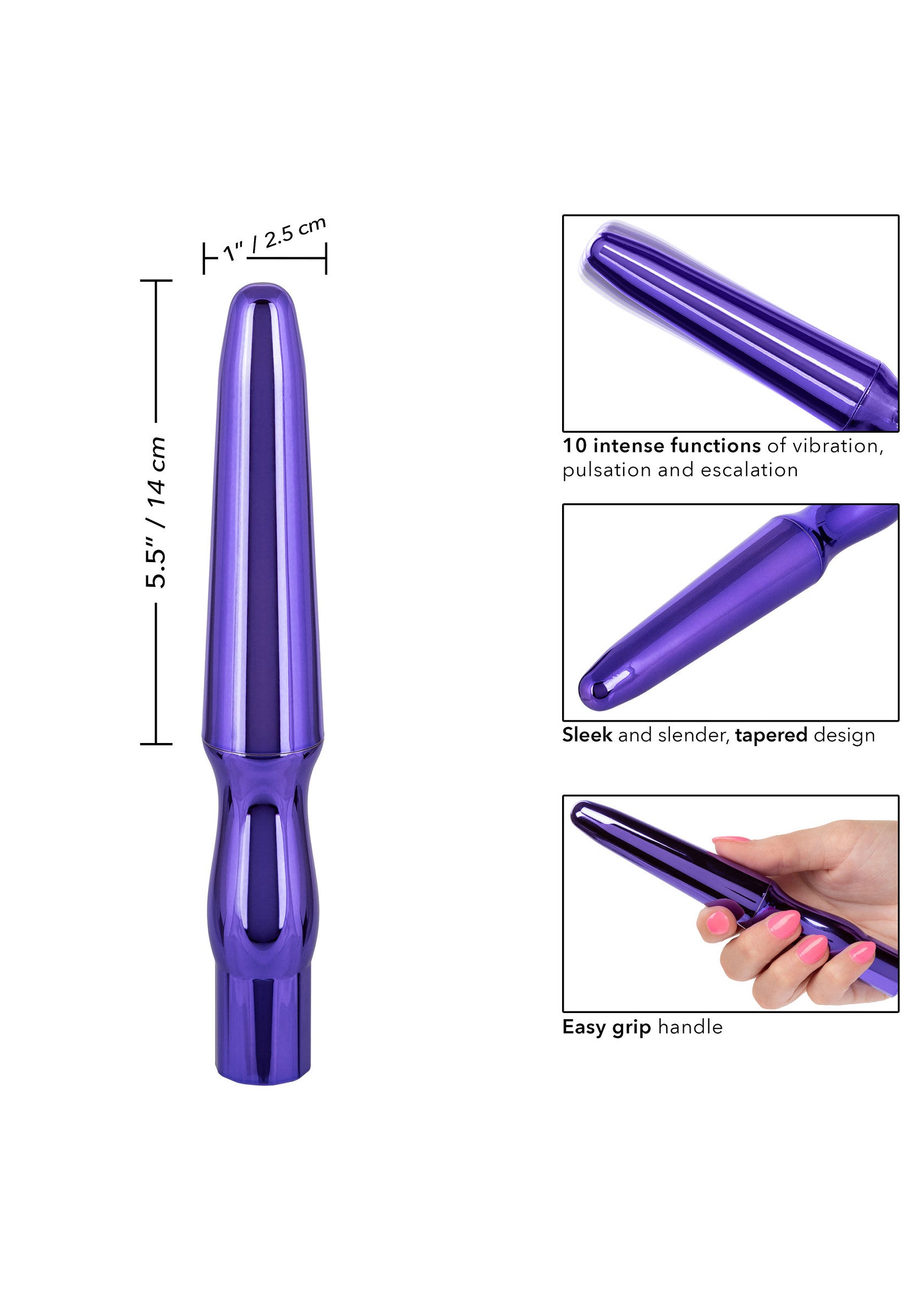 Rechargeable purple anal probe