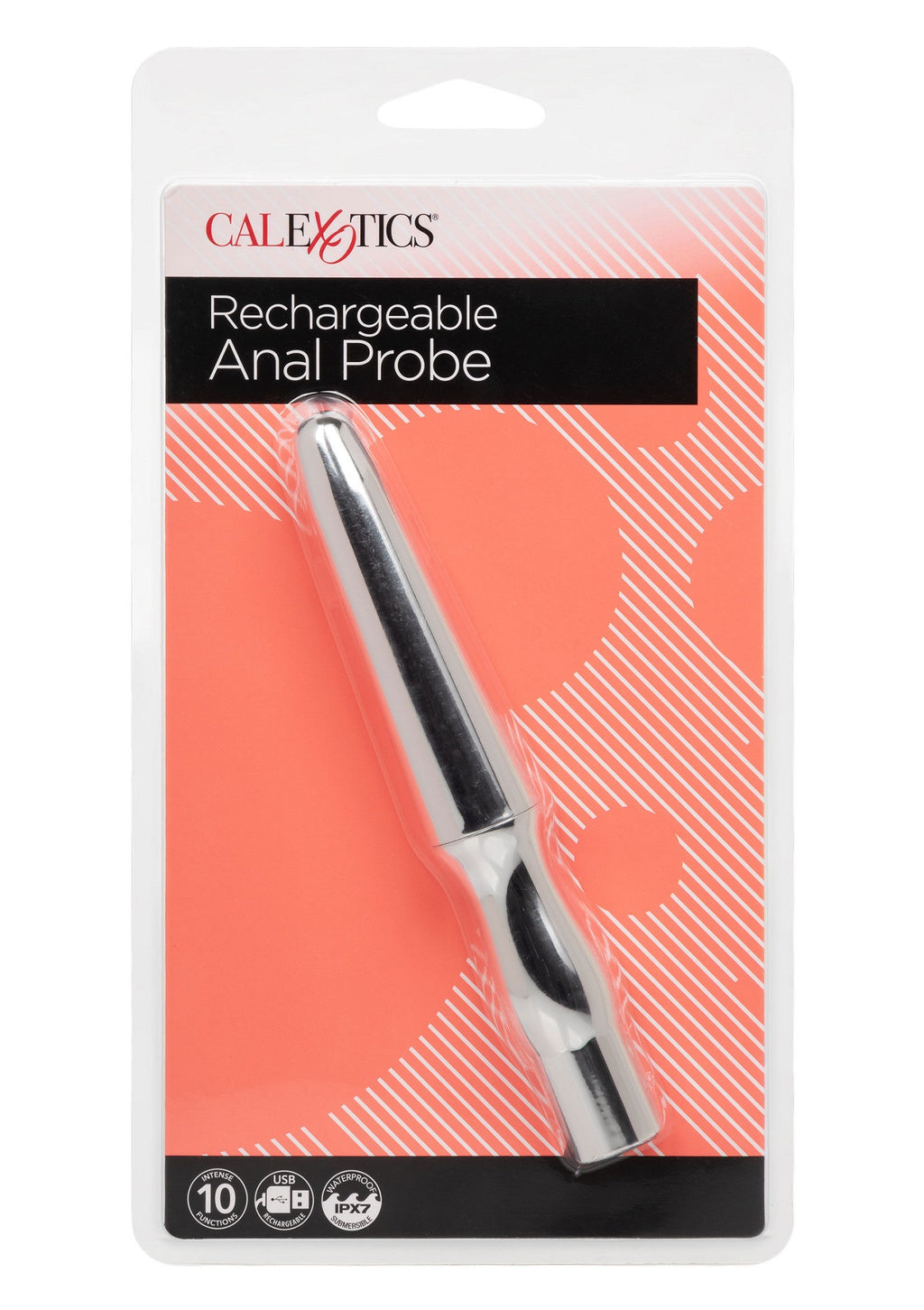Rechargeable silver anal probe
