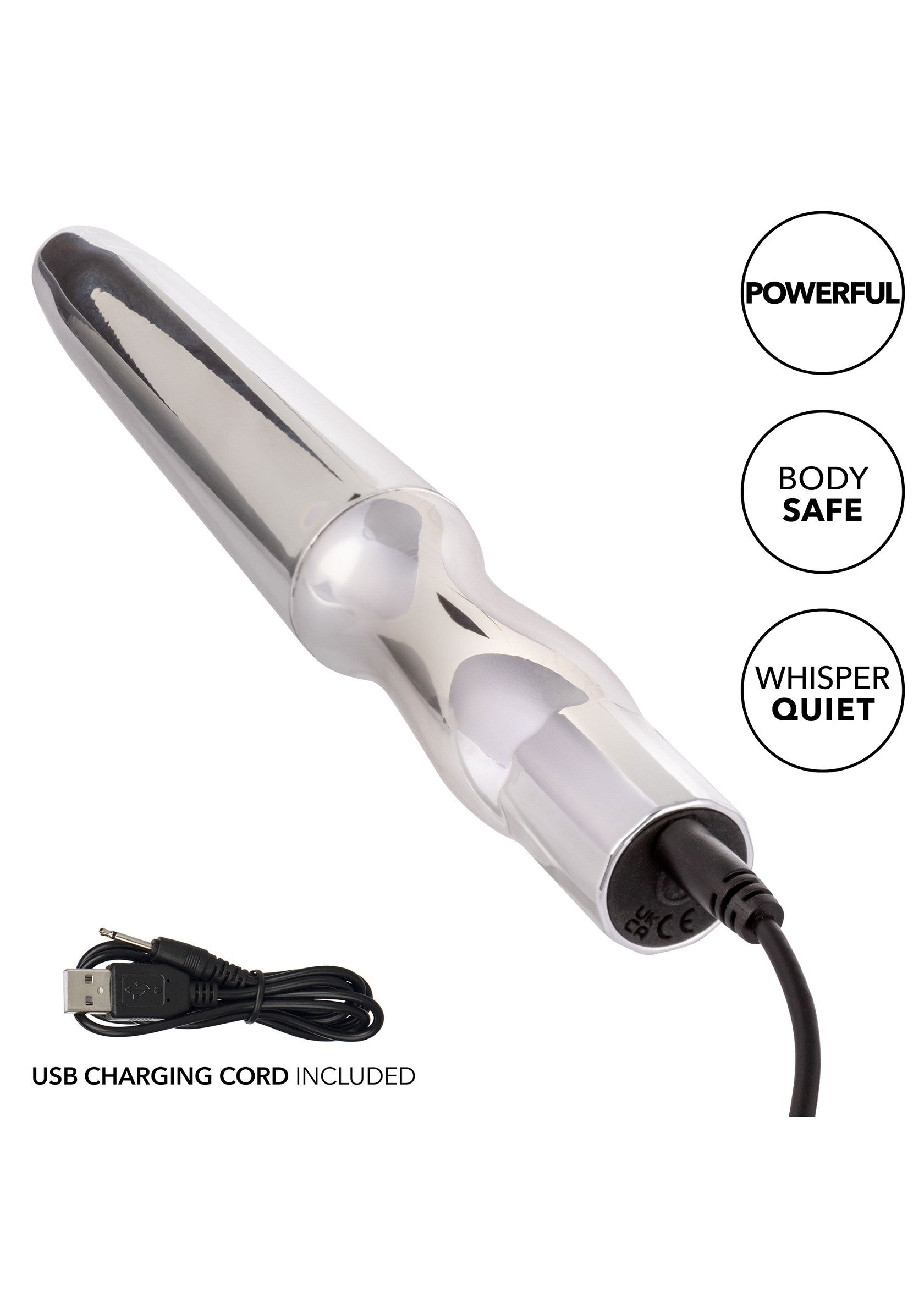 Rechargeable silver anal probe