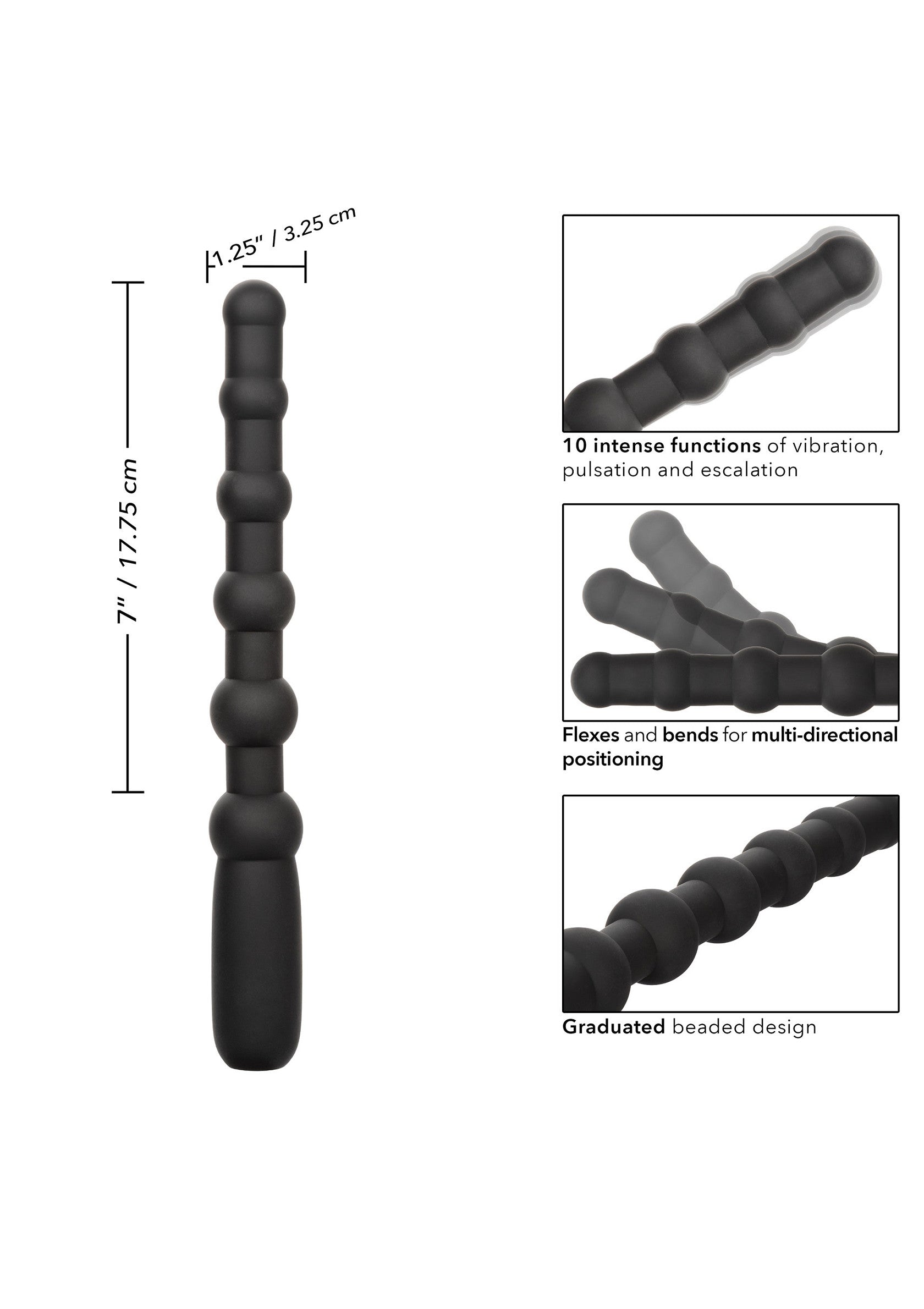 X-10 Rechargeable Black Beads