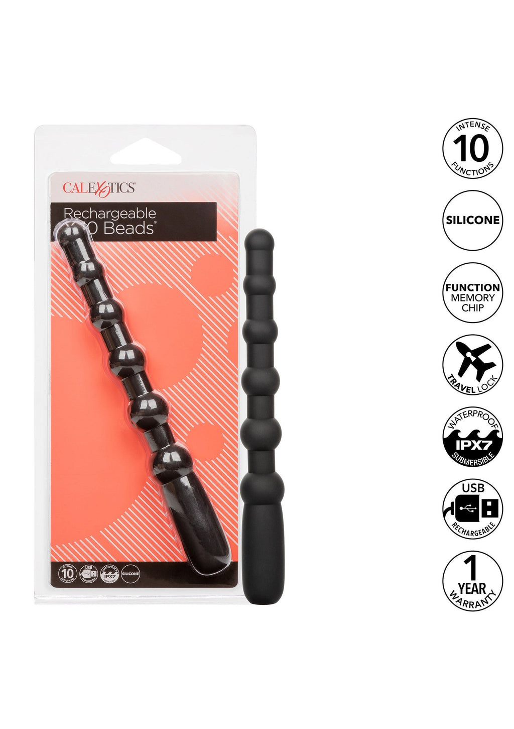 X-10 Rechargeable Black Beads