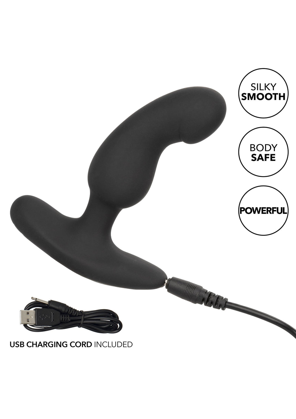 Rechargeable black curved probe