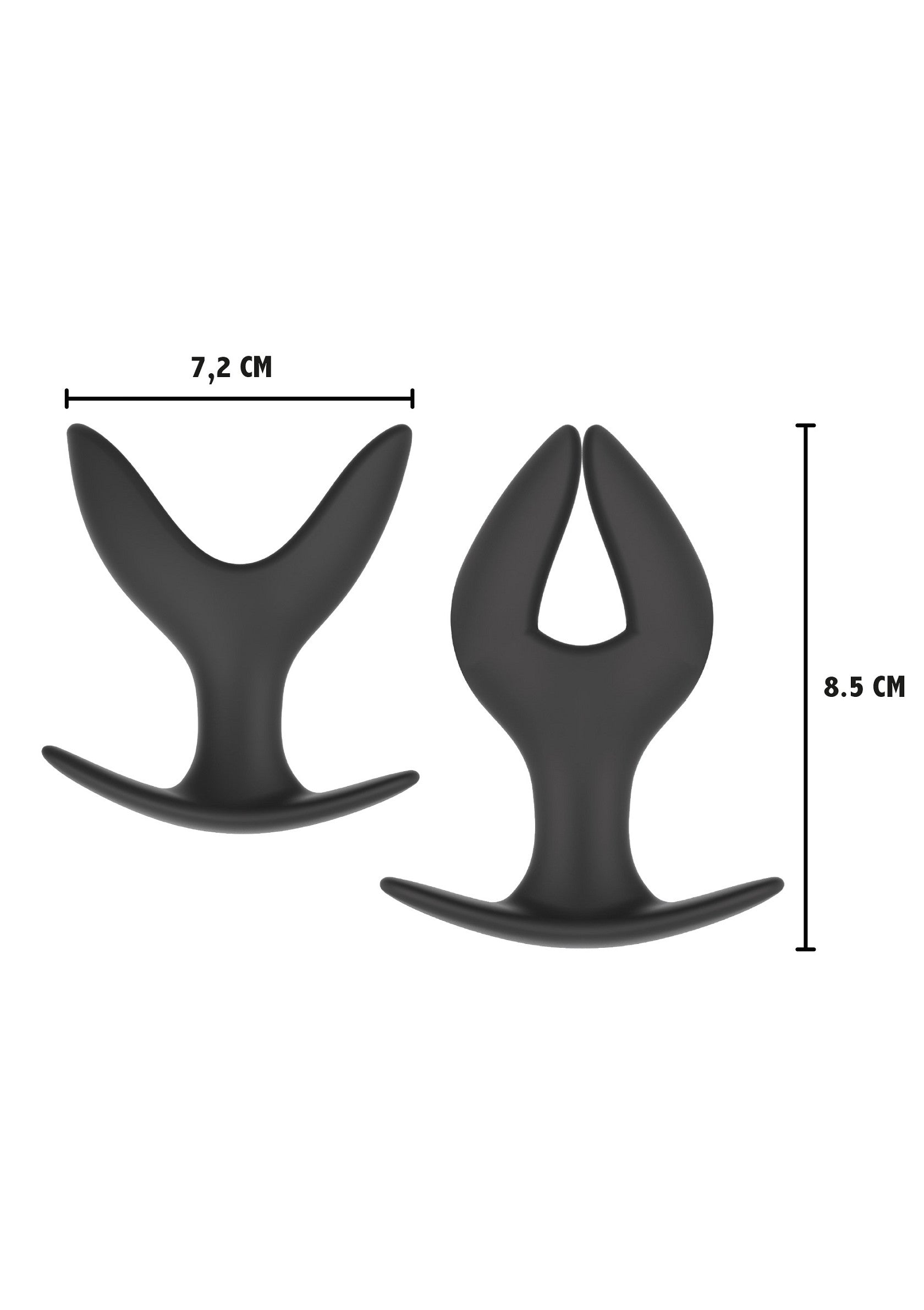 Black large anchor plug