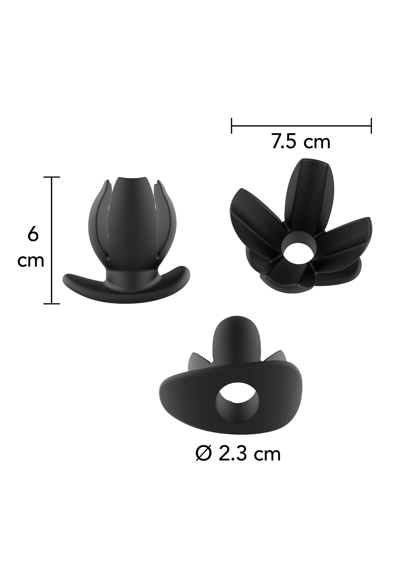 4-Way Spreader Plug, Black