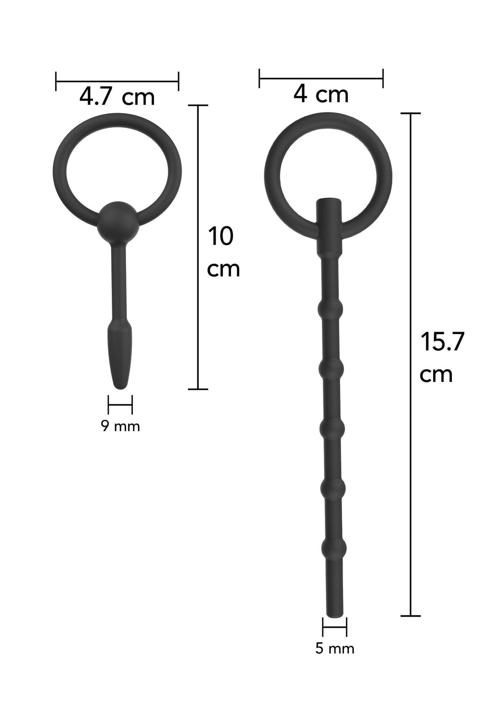 Advanced Cock Ring Set 2-piece black