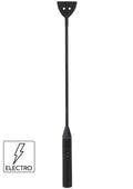 Black electroshock riding crop