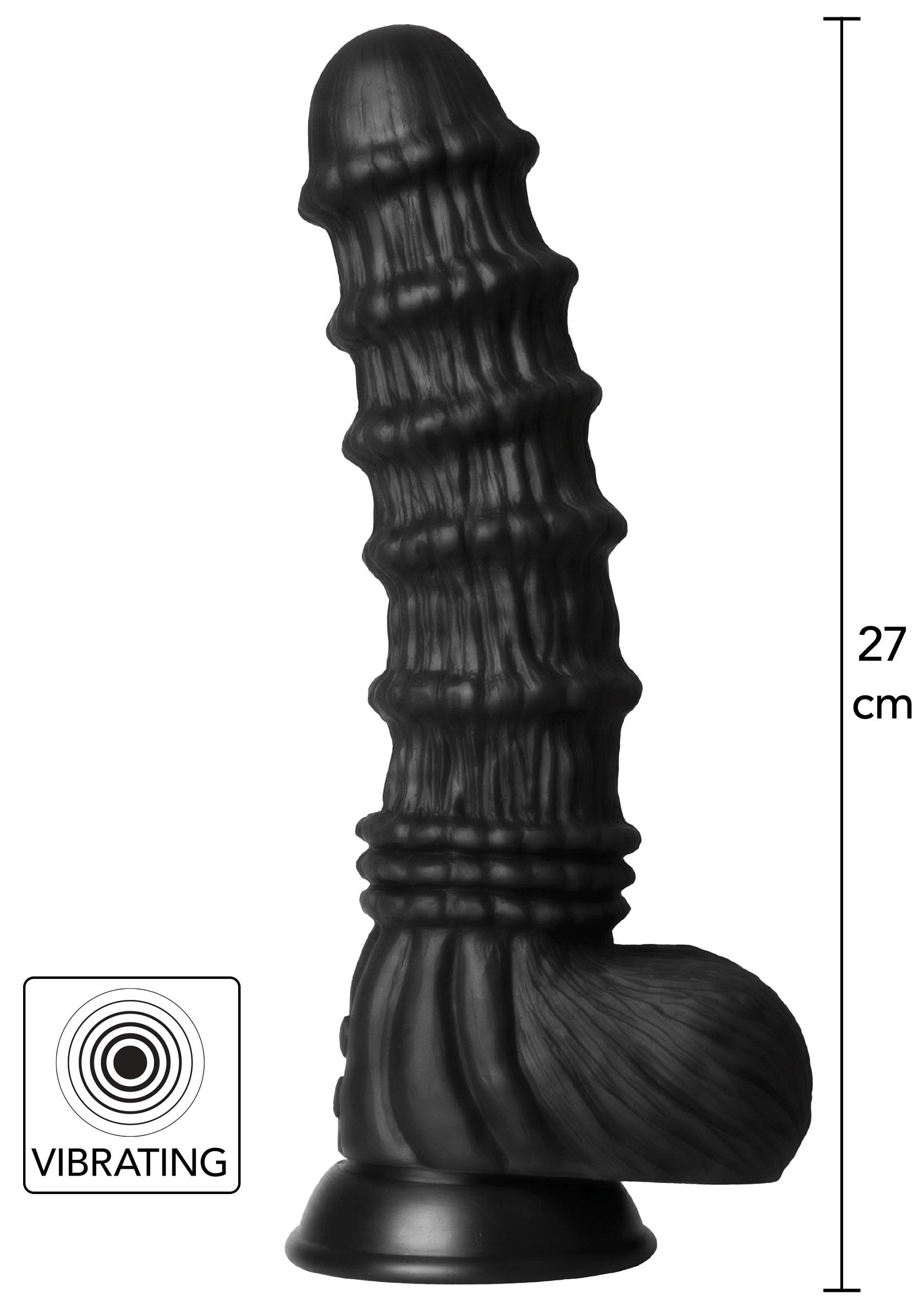 Black dragon monster dildo