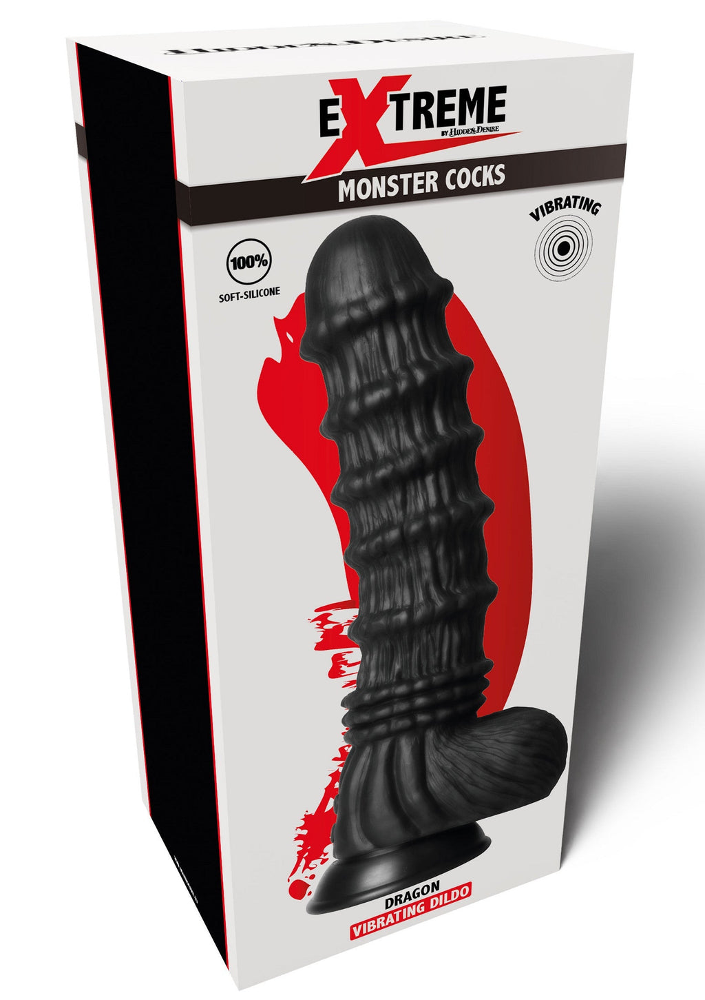 Black dragon monster dildo