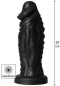 Black devil monster dildo
