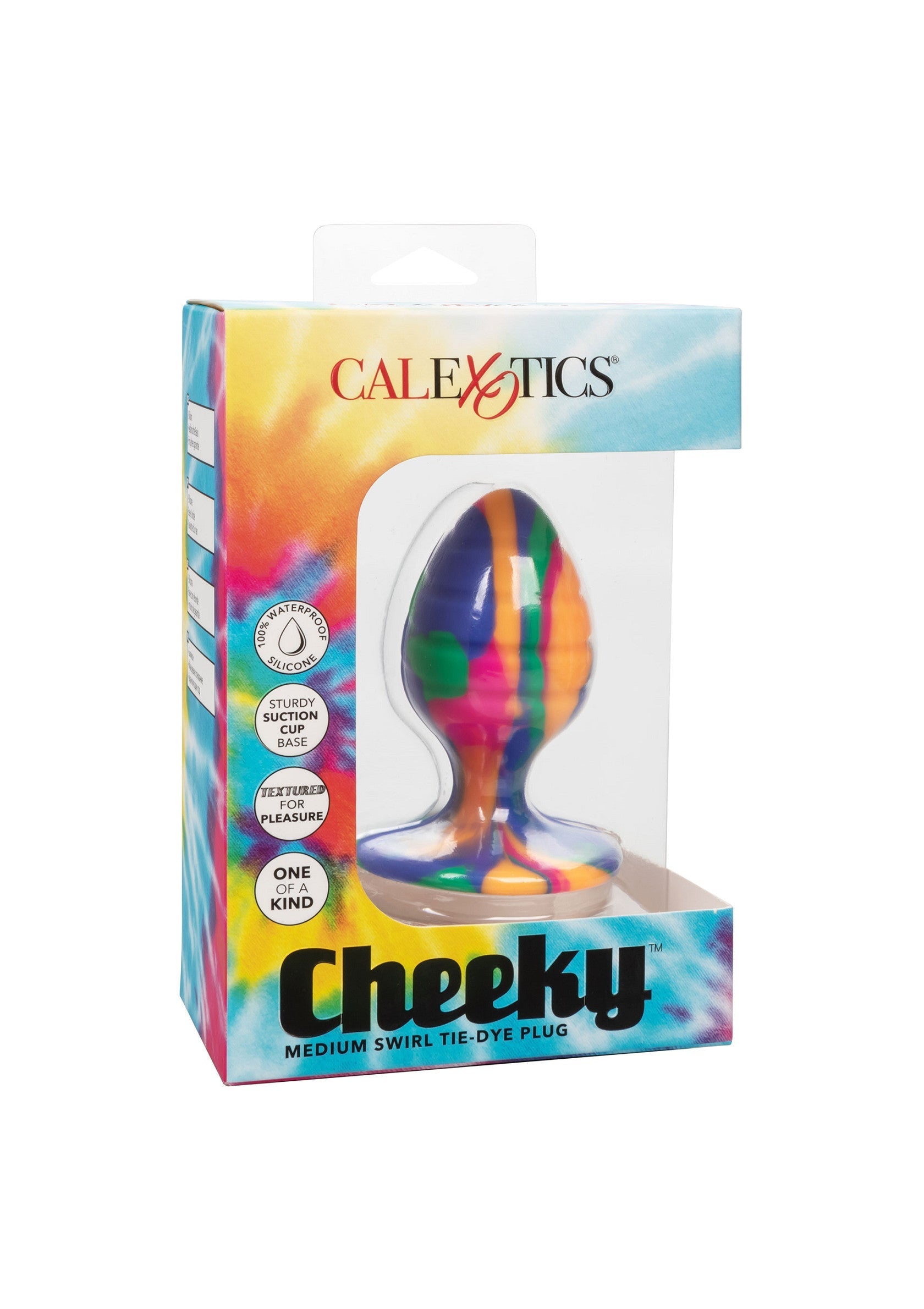Cheeky Medium Multicolor Swirl Plug