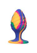 Cheeky Large Multicolored Swirl Plug